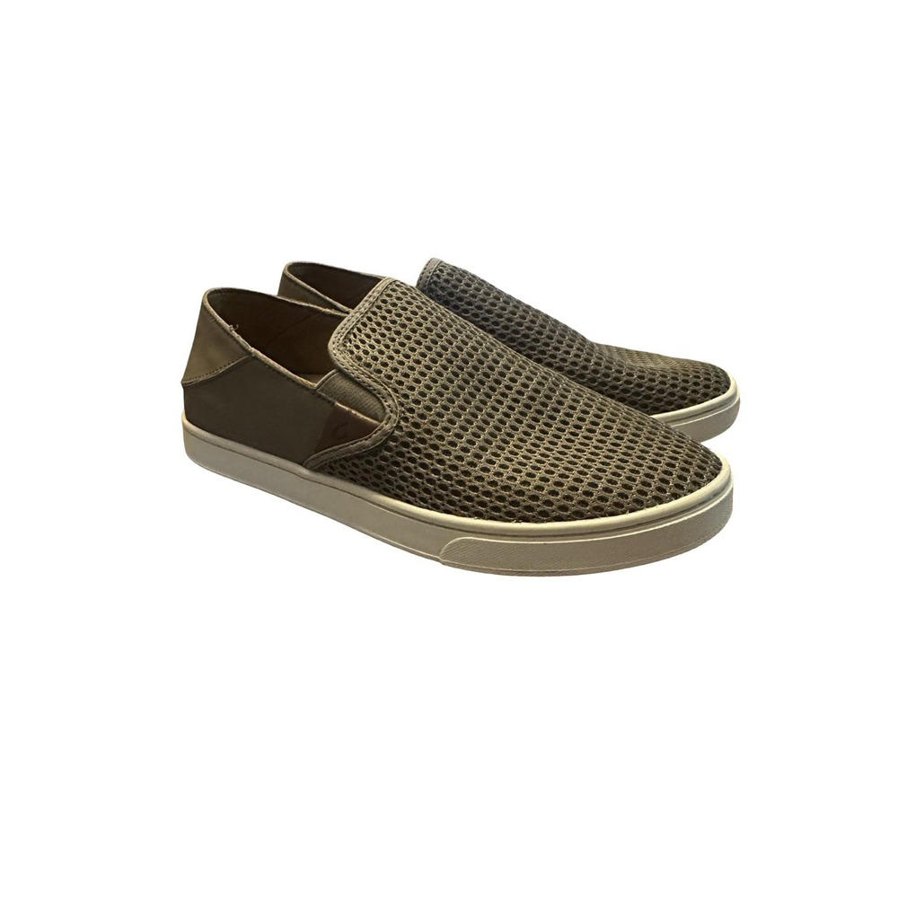 Olukai womens Pehuea loafers size 8 Light Brown‎ comfort shoes slip on sneaker